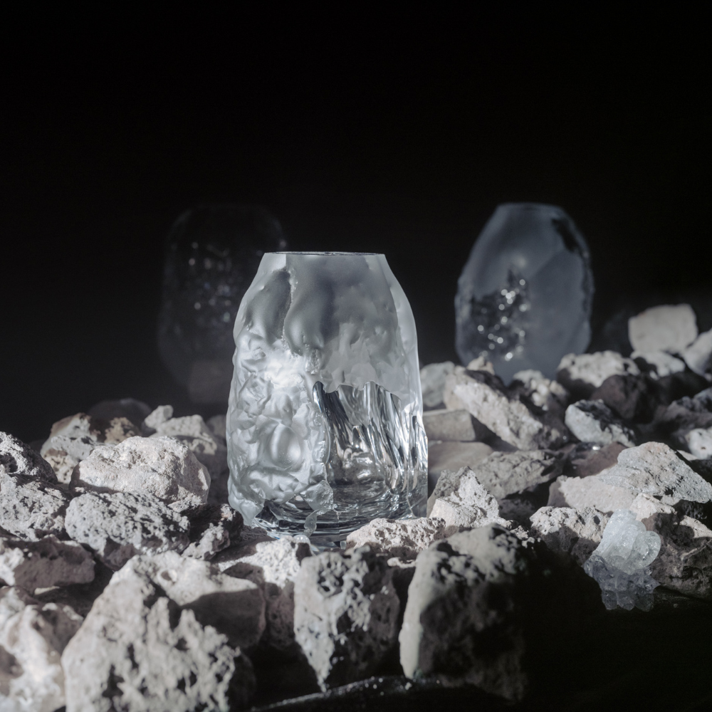 Váza MILESTONE S Unreality 25 cm clear