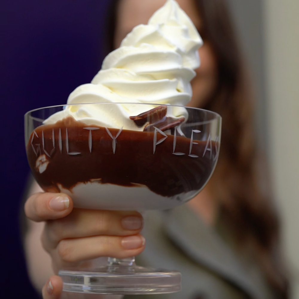 Zmrzlinový pohár GUILTY PLEASURE L clear