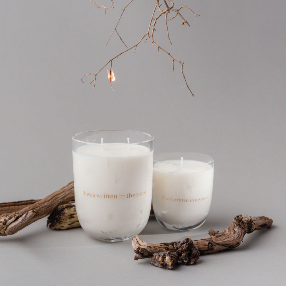 Candle IT WAS WRITTEN IN THE STARS Amor Fati 220 ml clear