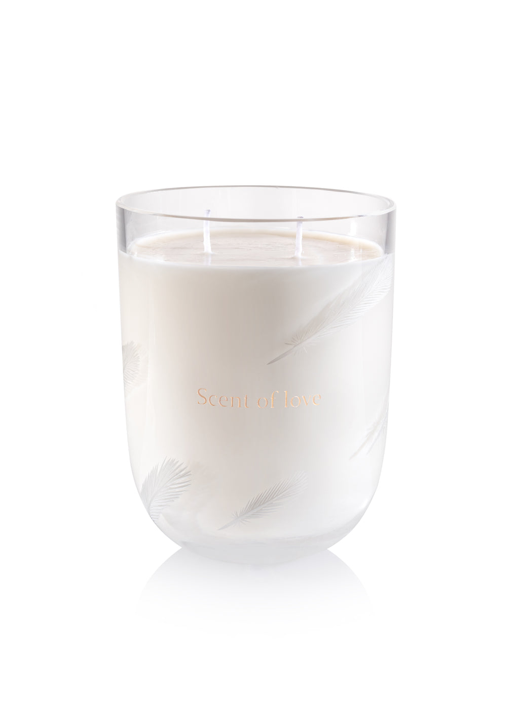 Svíčka SCENT OF LOVE Amor Fati Medium 550 ml clear