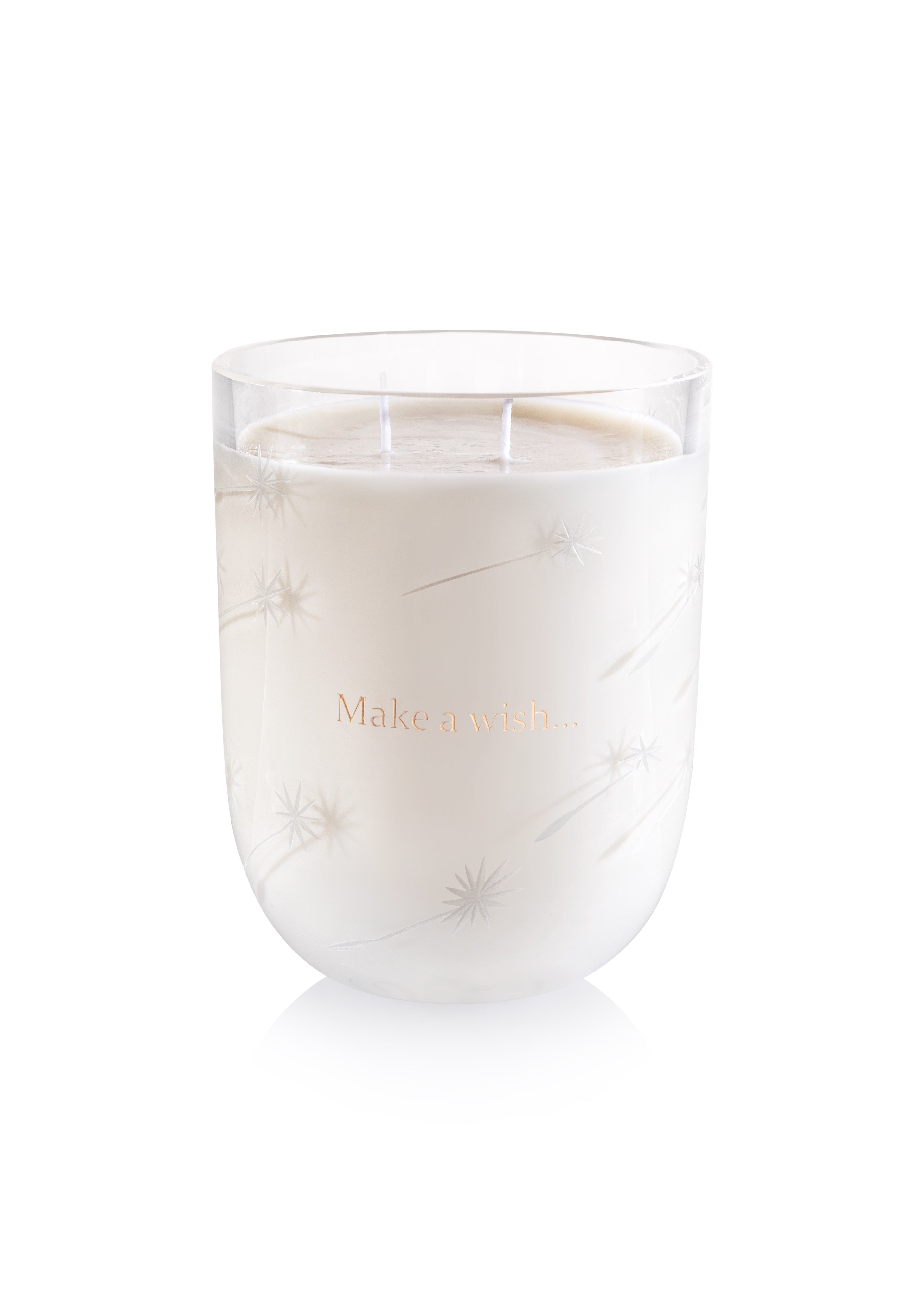 Svíčka MAKE A WISH Medium Amor Fati 550 ml clear