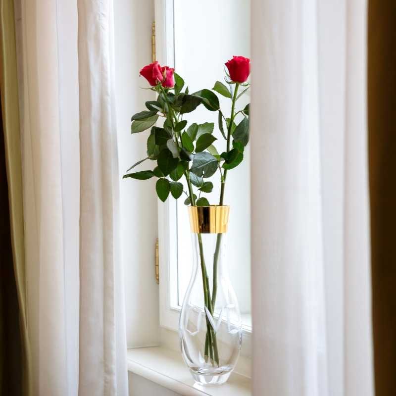 Váza Love zlato 34 cm