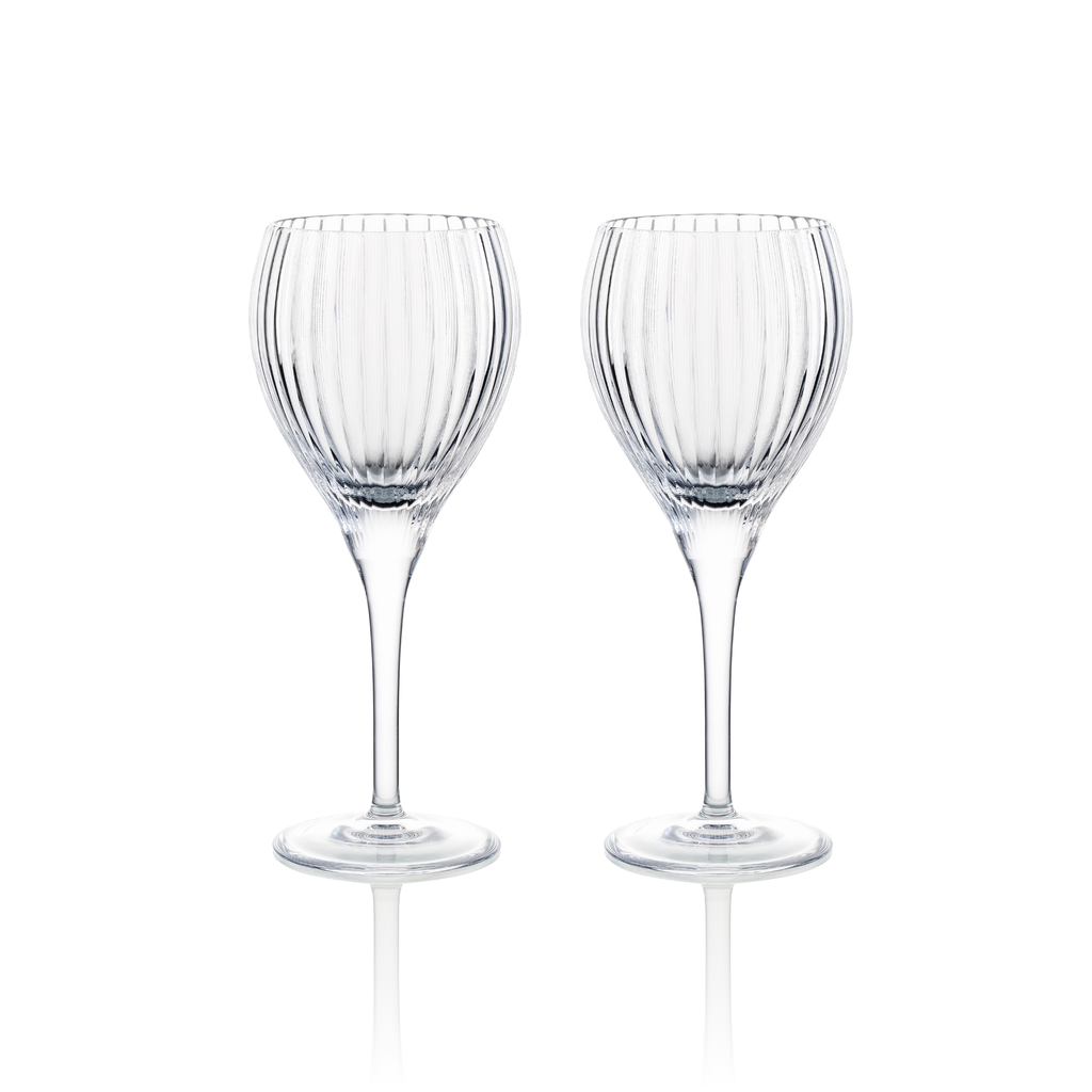 Poháre na biele víno Stripes II 270 ml, sada 2 kusy