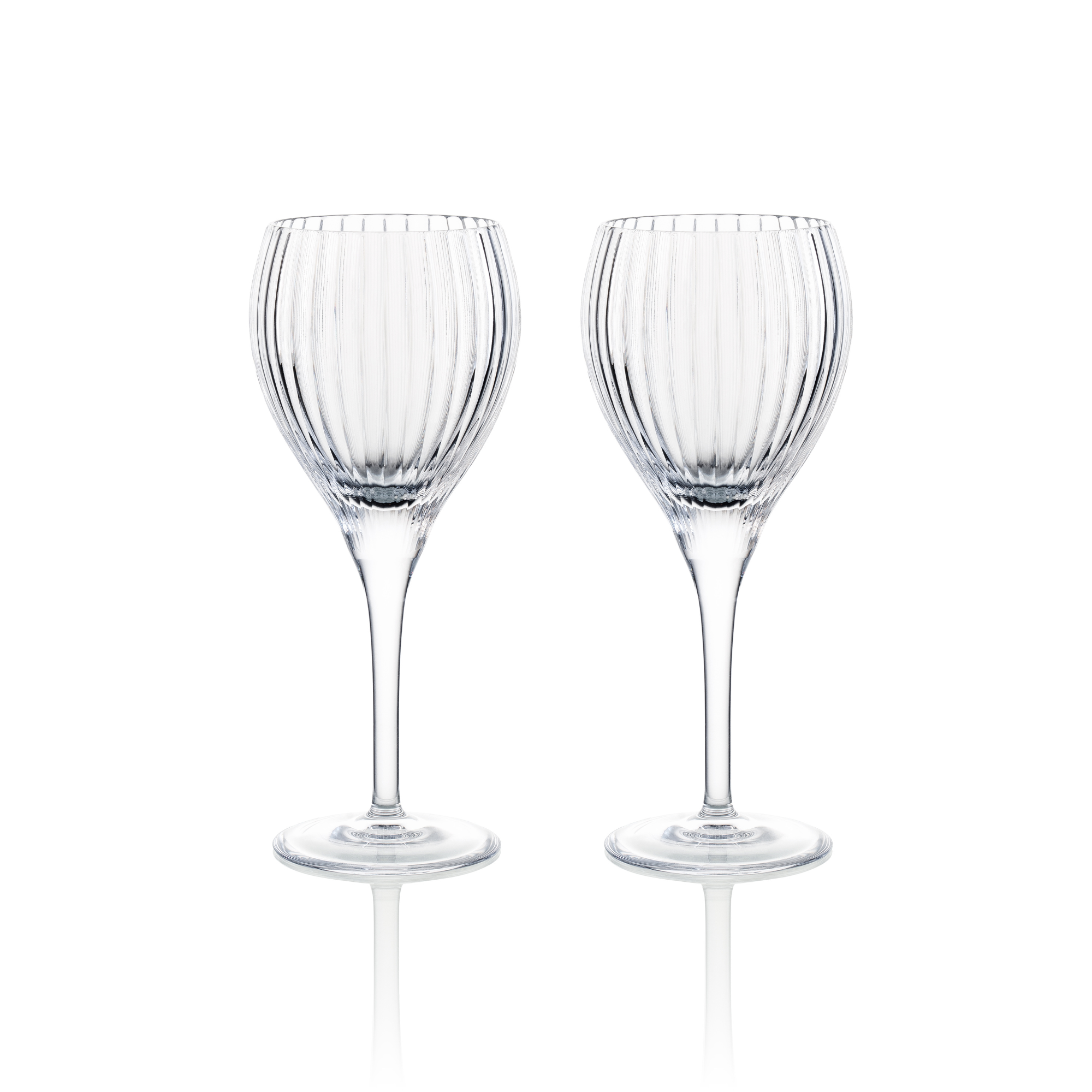 Sklenice na bílé víno Stripes II 270 ml, sada 2 kusů